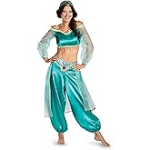 Disney Aladdin Jasmine Sassy Prestige Costume, Official Womens Jasmine Costume