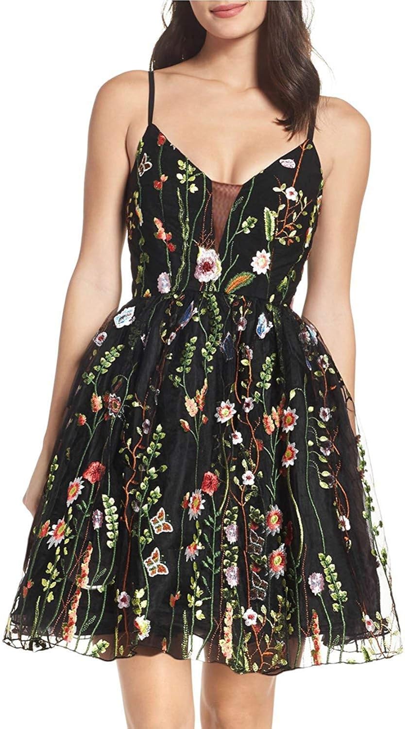 floral homecoming dresses