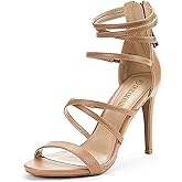 DREAM PAIRS Women's Show High Heel Dress Pump Sandals