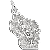 Wisconsin Charm, Charms for Bracelets and Necklaces
