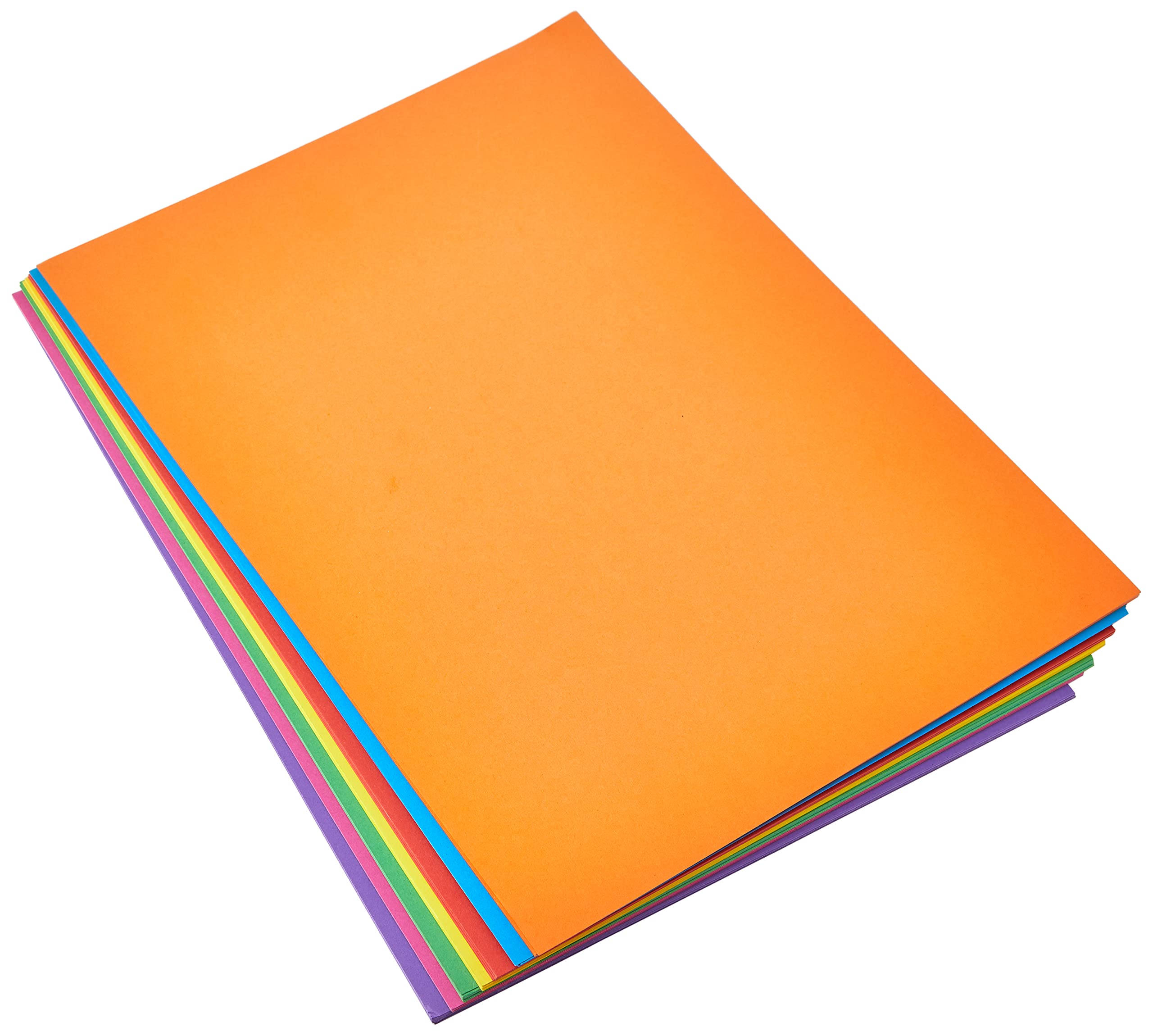 Rainbow Intensive A4 160 gsm Bright Rainbow Coloured Card (Pack of 70 Sheets)