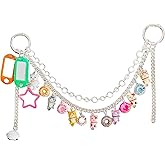 QTKJ Keychain for Women, Bag Charm, Hand-Woven Key Chain, Aesthetic Keychain, Bag Accessories Charms for Handbag, Backpack(Style 75