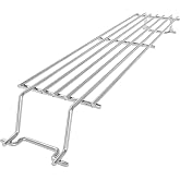 KATEEDY Grill Warming Rack for Weber Spirit Grill 69866 Warming Rack Spirit I &amp; Spirit II 200 Series, with Up Front Controls (2013-2017)，21.5 '' Stainless Steel Grill Upper Rack for Weber 7640/69866