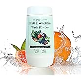The Green Alcove Fruit and Vegetable Wash Powder - Produce Cleaner - Removes Dirt & Residue - 4.2 oz