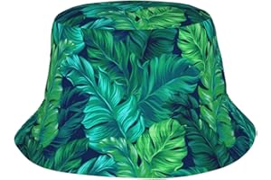 GARLAIBI Small Daisy Green Chrysanthemum Flower Bucket Hats Fashion Sun Cap Packable Outdoor Fisherman Hat for Women and Men