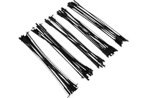 UYEXM 60Pcs 5inch Scroll Saw Blade Pin End Replacement,Sturdy Carbon Steel Durable Cutting Scroll Saw Blades Set for TPI 10/1