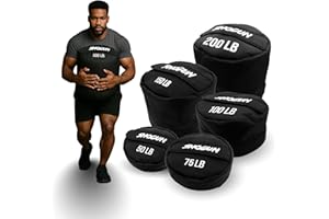 SHOGUN SPORTS Shogun Sandbags for Working Out – Heavy Duty Workout Sandbag for Weight Training, Cross Training, Strongman, Fitness & Military Use – Adjustable Exercise Sand Bags for Full Body Training