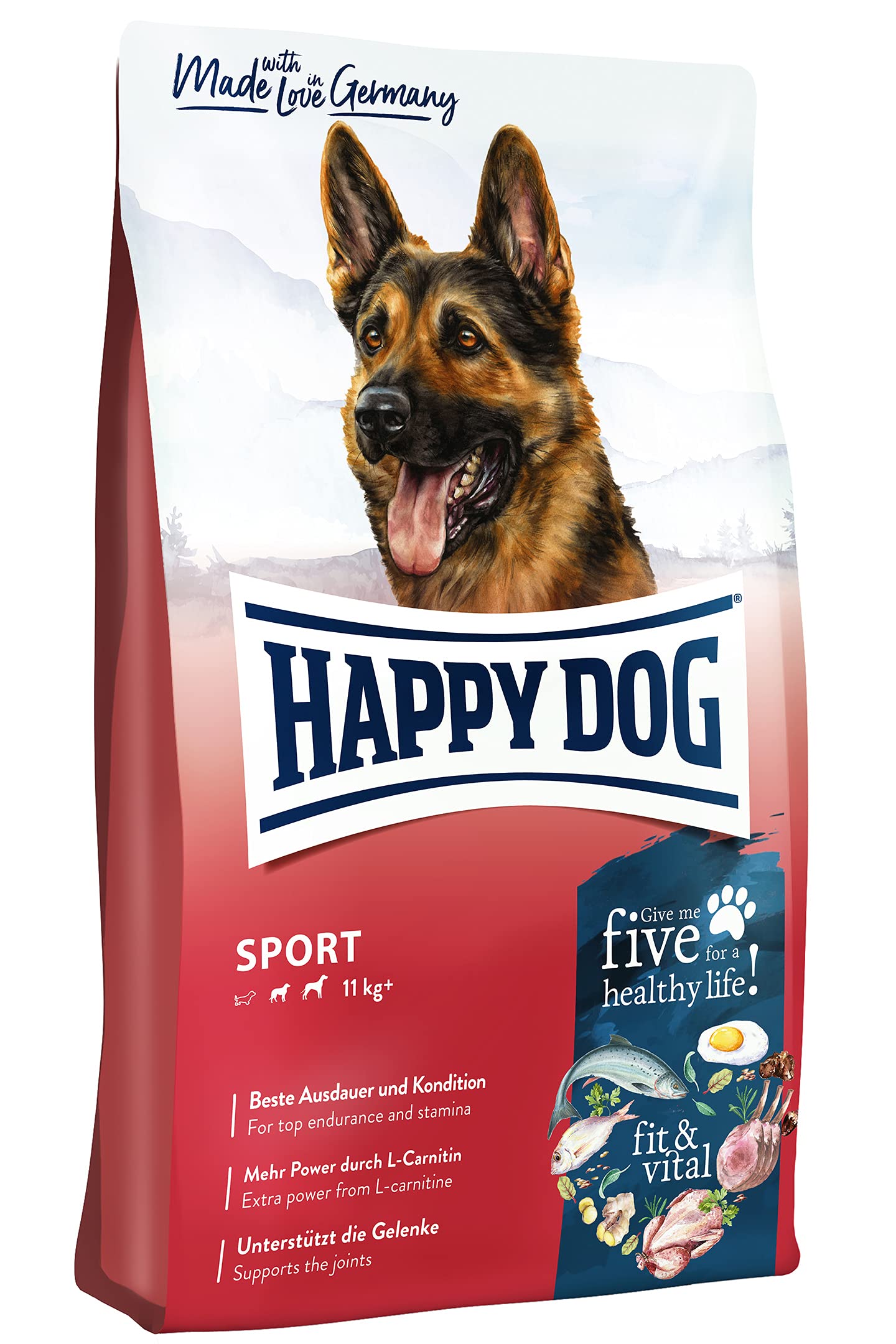 Happy Dog Sport Adult, 14 kg Brown
