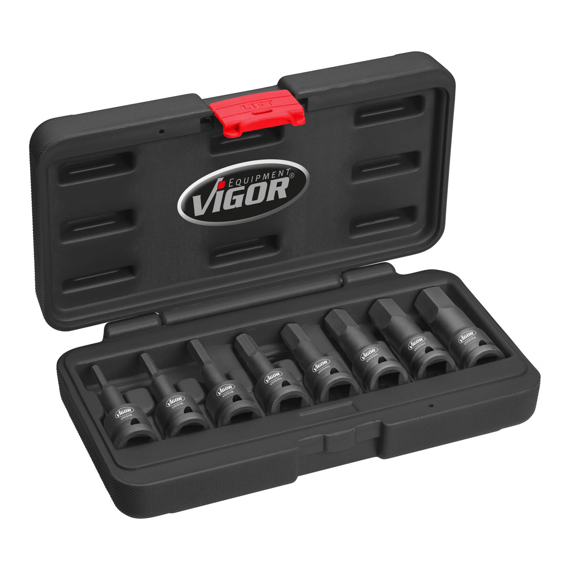Vigor V7019 1/2 inch Hexagonal Socket Spanner Set