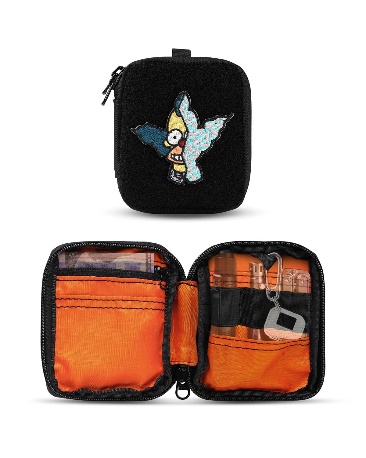 VIPERADE VE34 Mini EDC Pouch Organiser, Small Tool Pouch for Men, EDC Pocket Organiser Small Zip, Mini Coin Purse, YKK Zipper Utility Pouch for Gears