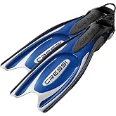 Cressi Frog Plus EBS Fins, Blue M/L [D]