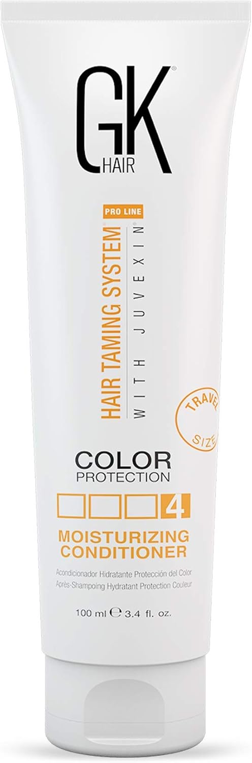 GK HAIR Global Keratin Moisturizing Hair Conditioner (100ml/3.4 Fl Oz) for Color Treated Dry Damaged Curly Frizzy Hair