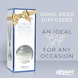 Airpure Reed Diffuser 100ml Oil Set with 8 Black Reeds - Linen Scent view 6