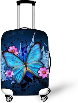 butterfly suitcase amazon