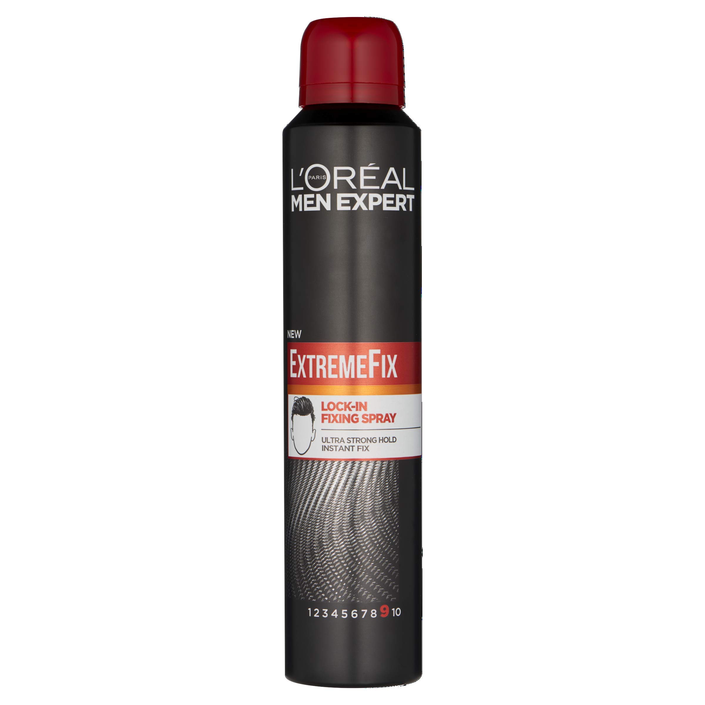 L'Oreal Men Expert Men's Hair Spray, Extreme Fix Lock-In Fixing Spray, 200 ml