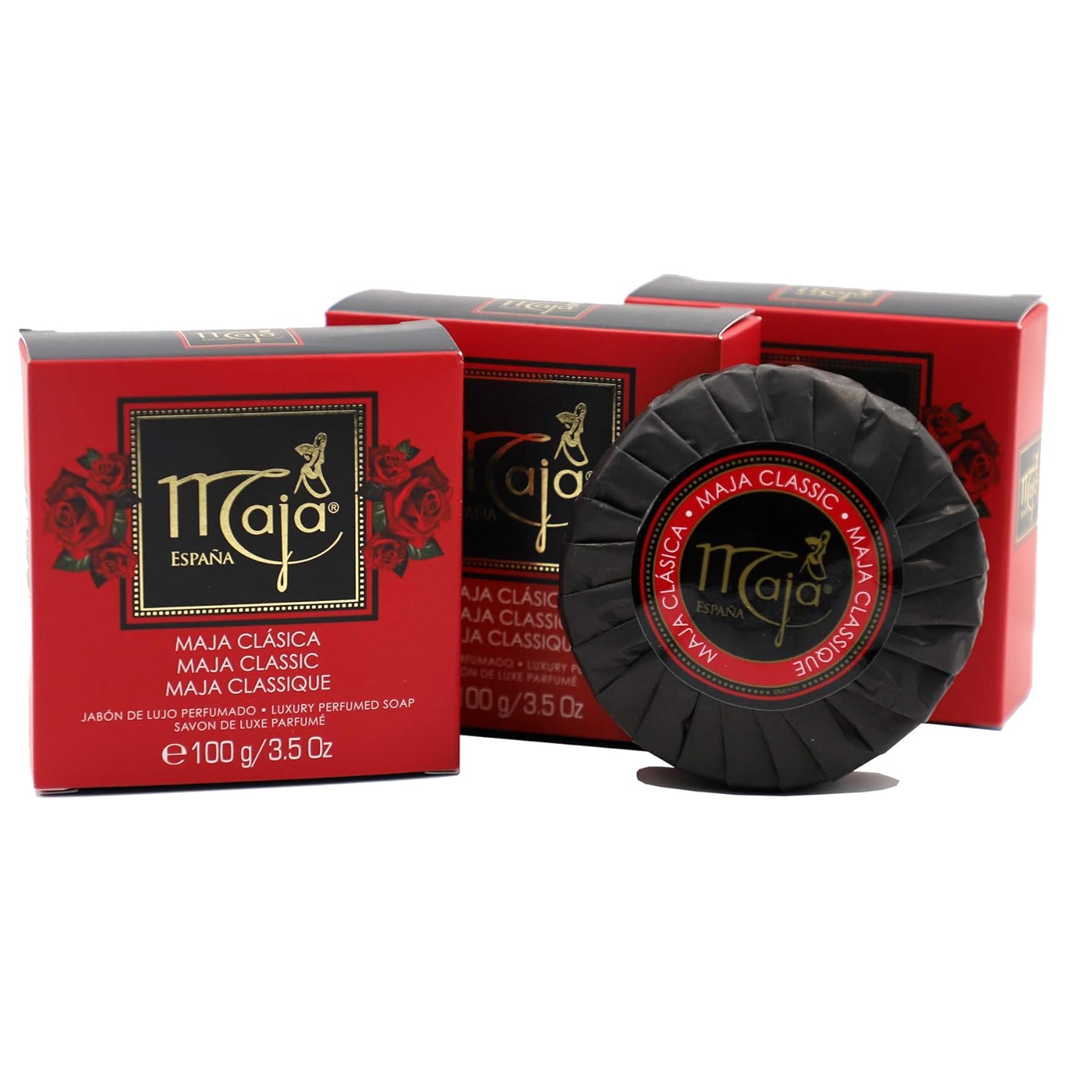 Maja Classic Soap, Perfumed Soap, Round and Luxurious