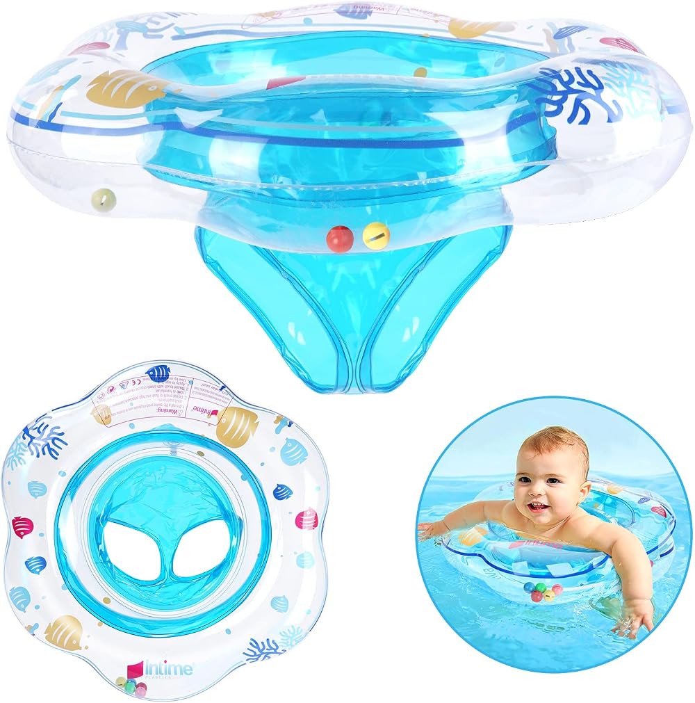 flintronic Baby Swimming Pool Float Ring with Seat 6-36 Months