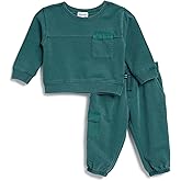 Splendid baby-boys Emerald Puzzle Sweatshirt and Jogger Pant 2-piece Set
