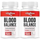 (2 Pack) VitaFlow Capsules - Official VitaFlow Balance Supplement Support Capsule, Vitaflow All Natural Premium Advanced Formula, Vita Flow Pills Balance Support, 60 Capsules for 2 Months