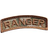Ranger Shoulder Tab mult1cam OCP US Army Rangers Badge Tactical Morale Hook Patch
