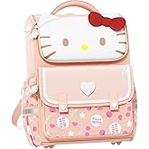 Many Rainbows Hello Kitty Japanese Cartoon Character Backpack School Bag
