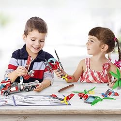 QLT QIAOLETONG City Fire Station Building Kit, 774