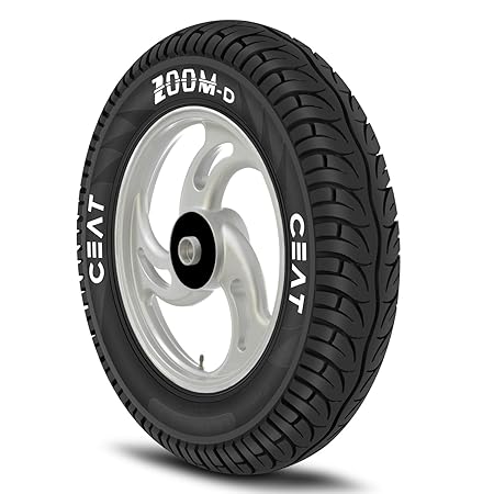 Ceat Zoom D 90/100-10 53J Tubeless Scooter Tyre,Front or Rear (Home Delivery)