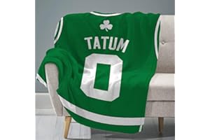 THE SLEEP SQUAD Sleep Squad Boston Celtics Jayson Tatum 60 x 80 Raschel Plush Blanket A NBA Throw