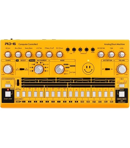 Amazon.com: Behringer RHYTHM DESIGNER RD-6-TG Analog Drum Machine