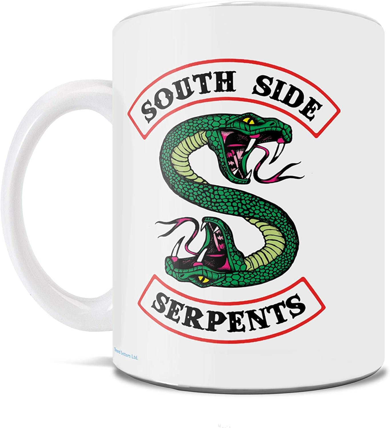 Amazon Com Riverdale South Side Serpents Coffee Or Tea Mug Perfect For Gifting Or Collecting By Trend Setters Ltd Kitchen Dining