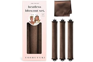 Heatless Hair Curler Overnight Curls Blowout Rods Headband No Heat Curlers to Sleep in Large Rods Hair Rollers Blowout Look f