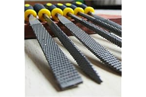 Xucus Mini File Set Microtech Needle Rasp Filling Tool Woodworking Files Hobby Hand DIY Folder Metal Filing Flat Wood Carving