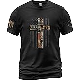 One Nation Under God T Shirt, Cross Shirt, Christian Shirts for Men, Religious Shirts for Men