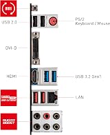MSI B550 GAMING GEN3 Motherboard ATX AM4 Ryzen 5000 DDR4 Boost PCIe M.2 view 7