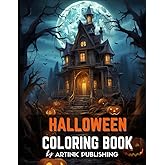 Halloween Coloring Book For Adults and Teens: An adult Coloring Book For Relaxing and Stress Relief with Pumpkin, Spooky Monsters, Animals, Houses, Ghosts, Witches and Zombies for Women and Men
