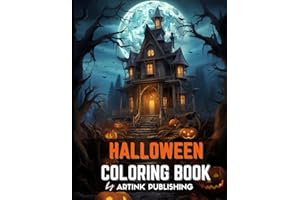 Halloween Coloring Book For Adults and Teens: An adult Coloring Book For Relaxing and Stress Relief with Pumpkin, Spooky Monsters, Animals, Houses, ... for Women and Men (Coloring books for adults)