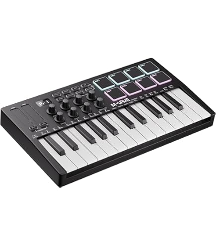 Amazon.com: M-VAVE 25 Key USB MIDI Keyboard Controller With 8