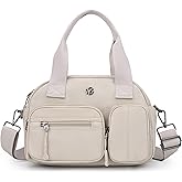 Wytidian Nylon Shoulder Bag for Women, Roomy Multiple Pockets Crossbody Bags Casual Ladies Handbag for Travel Work Daily