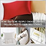 ZIMASILK 100% Mulberry Silk Pillowcase 19 Momme 6A Standard 50x75cm White view 6
