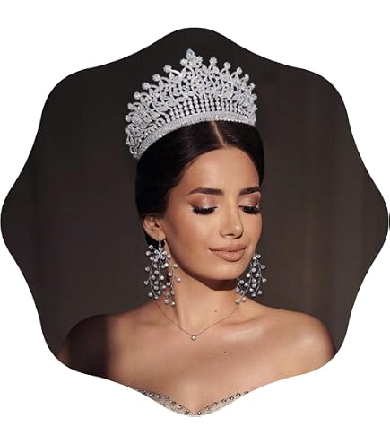 Amazon.com : Janefashions Fancy Beauty Queen Crystal  display picture 1