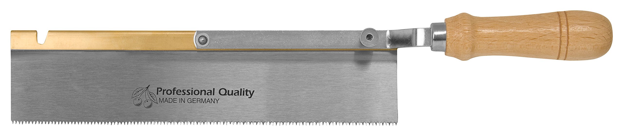 Kirschen 4152250 Dovetail Saw with Reversible Handle, Silver/Brass/Beige, 250 mm