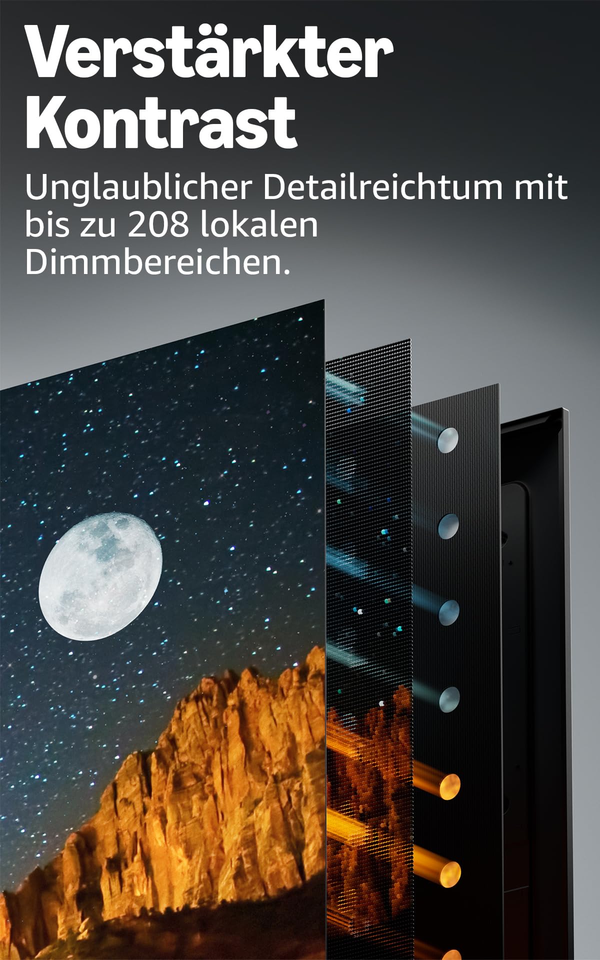 Amazon Ember QLED-Serie mit Fire TV (neueste Generation), 55-Zoll Smart TV in 4K Ultra HD, HDR10+, Dolby Vision, Dolby Audio, Quad-Core-Prozessor, Sprachsteuerung mit Alexa 2