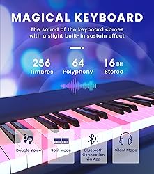 The ONE Smart Keyboard COLOR 61 Keys Piano