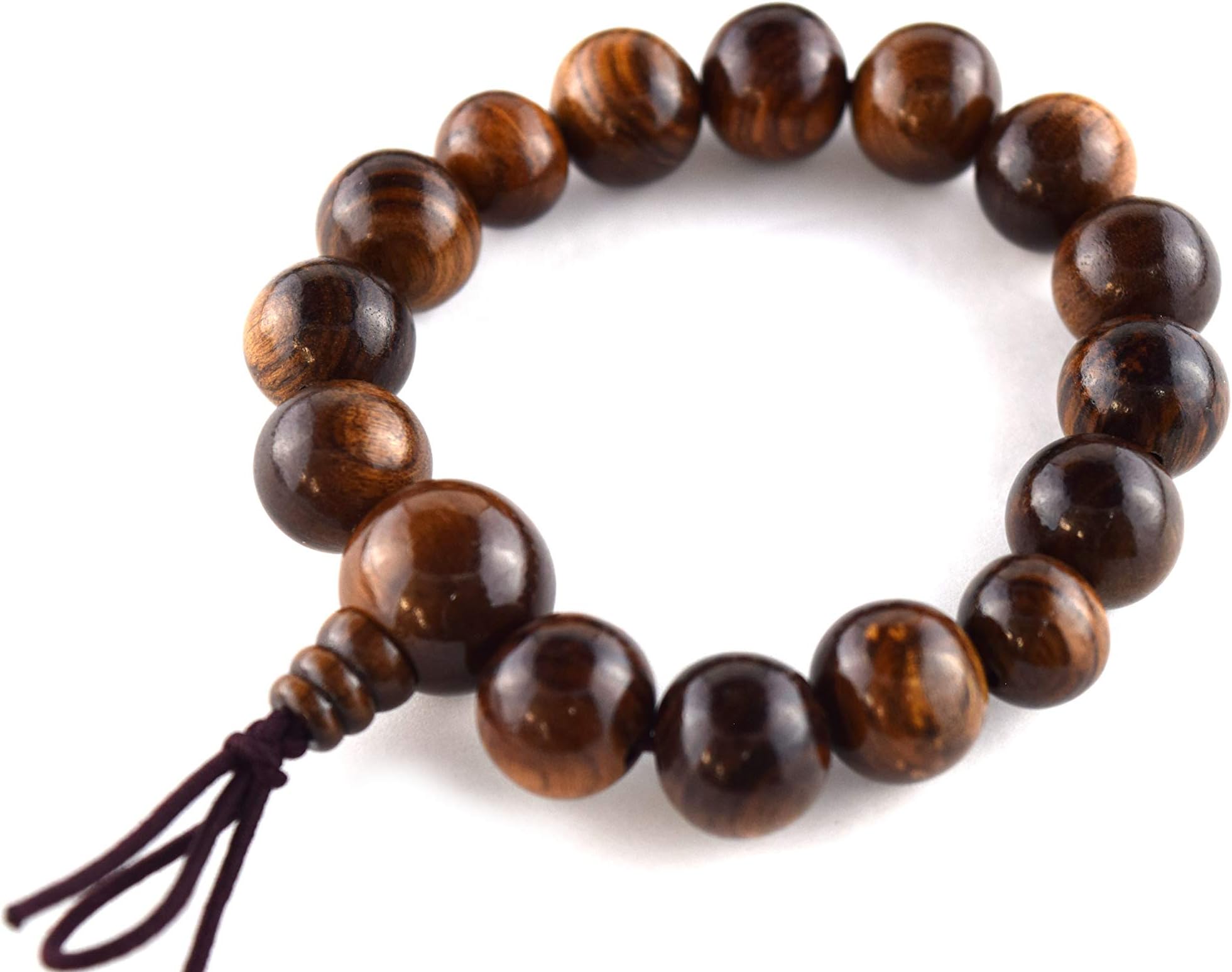 13mm Beads Japanese Sendan Wood Juzu Bracelet Rosary Prayer Mala Beads Meditation Chakra Bracelet