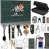 Survival Kit Advent Calendar for Men,24 Days Christmas Countdown Survival Tools,Survival Tools Advent Calendar for Adult Teen,2026 Xmas Holiday Surprise Gifts for Outdoor Enthusiasts