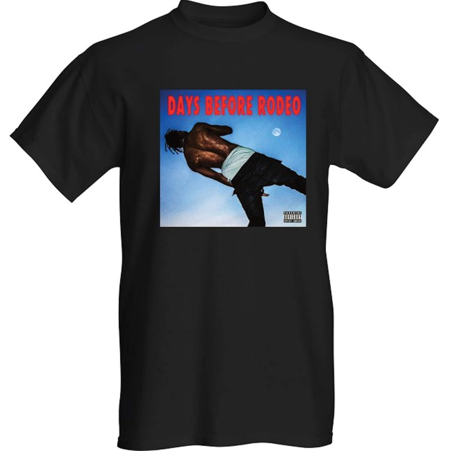 Travis Scott T Shirt Days Before Rodeo Large Black | Kinihax
