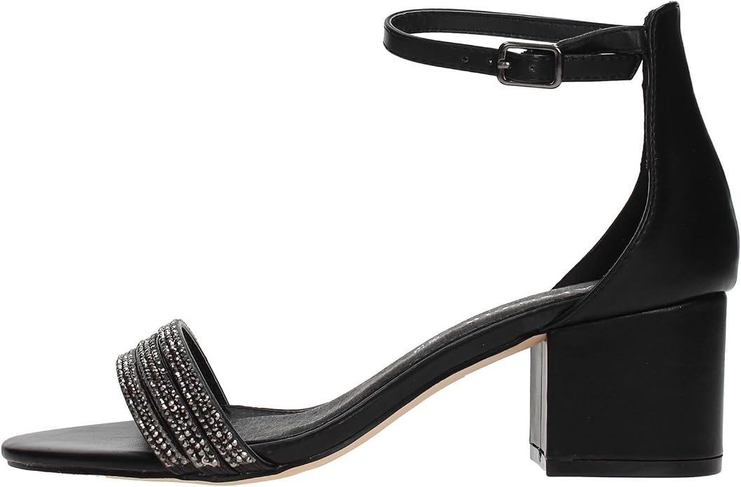CC HIGH SANDAL 25S 80 MM IN WHITE CALFSKIN WITH PEARL DETAILS