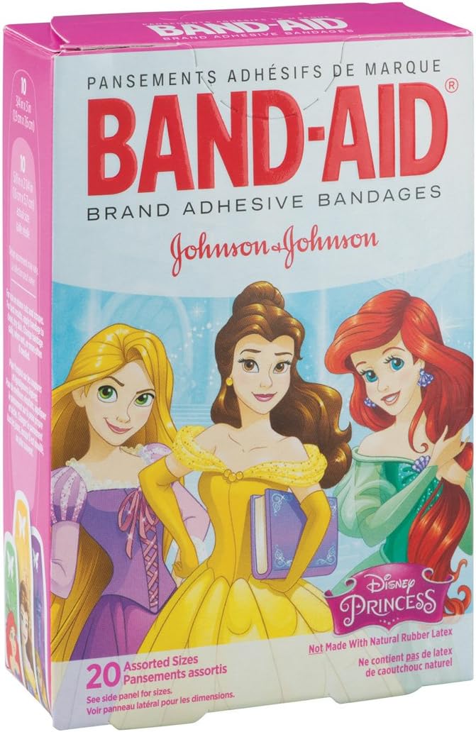 Band Aid Disney Princess Bandages 20 Per Pack By Band Aid