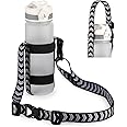 EasyAcc Water Bottle Holder Strap Sling, for Owala FreeSip 24 32 40 oz, Hydro Flask, Yeti, Stanley Flip, Universal Water Bottles, with Carabiner, for Walking Hiking Curise Travel (Bottle Excluded)