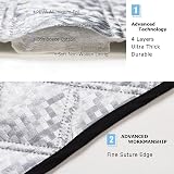 BEEWAY Car Windshield Cover Heavy Duty 4-Layer Snow Ice UV Dust Protection view 5